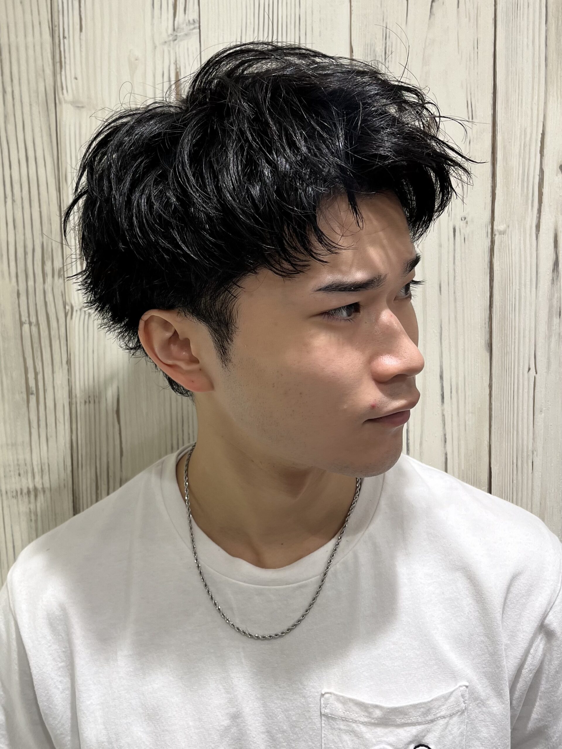 メンズ重めショートメンズ刈り上げないスパイキーショート爽やか