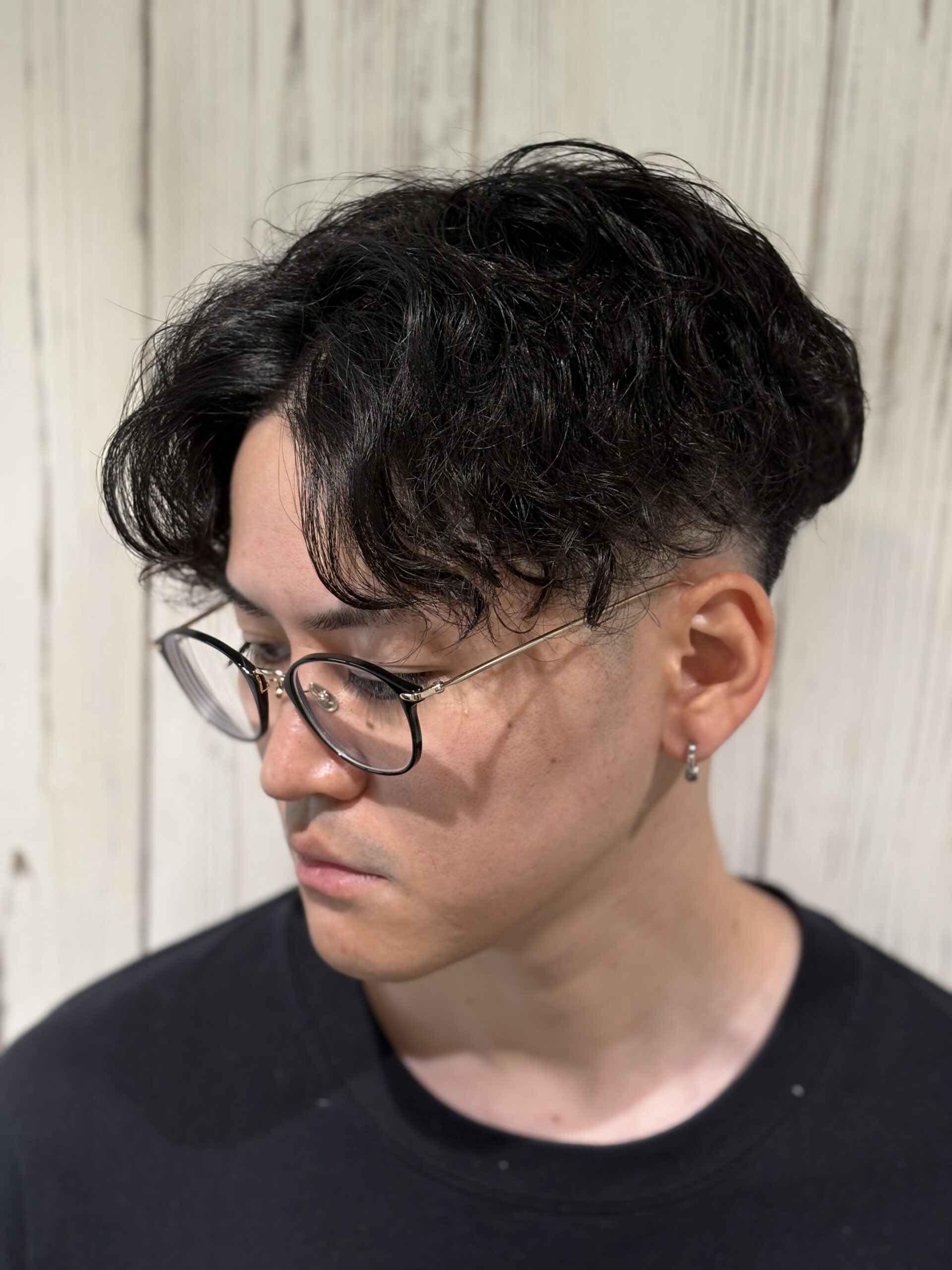 センターパート/ツイスパ/メンズショート/新潟/新潟市/フェード/メンズパーマ