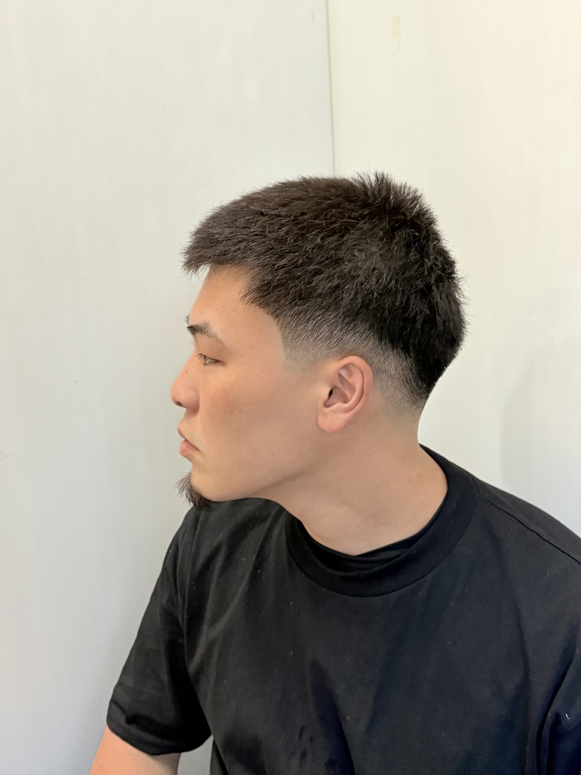 爽やかローフェードビジネスショートスタイル