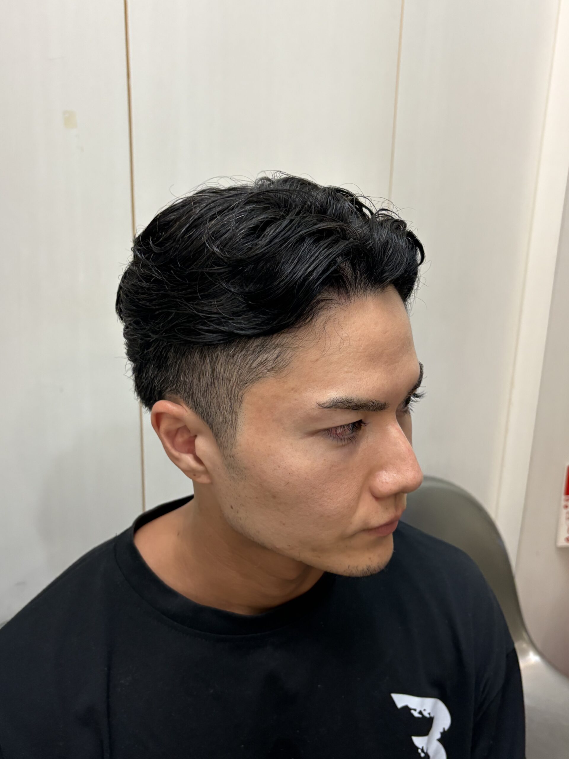 好印象ツーブロックナチュラルメンズビジネスショート