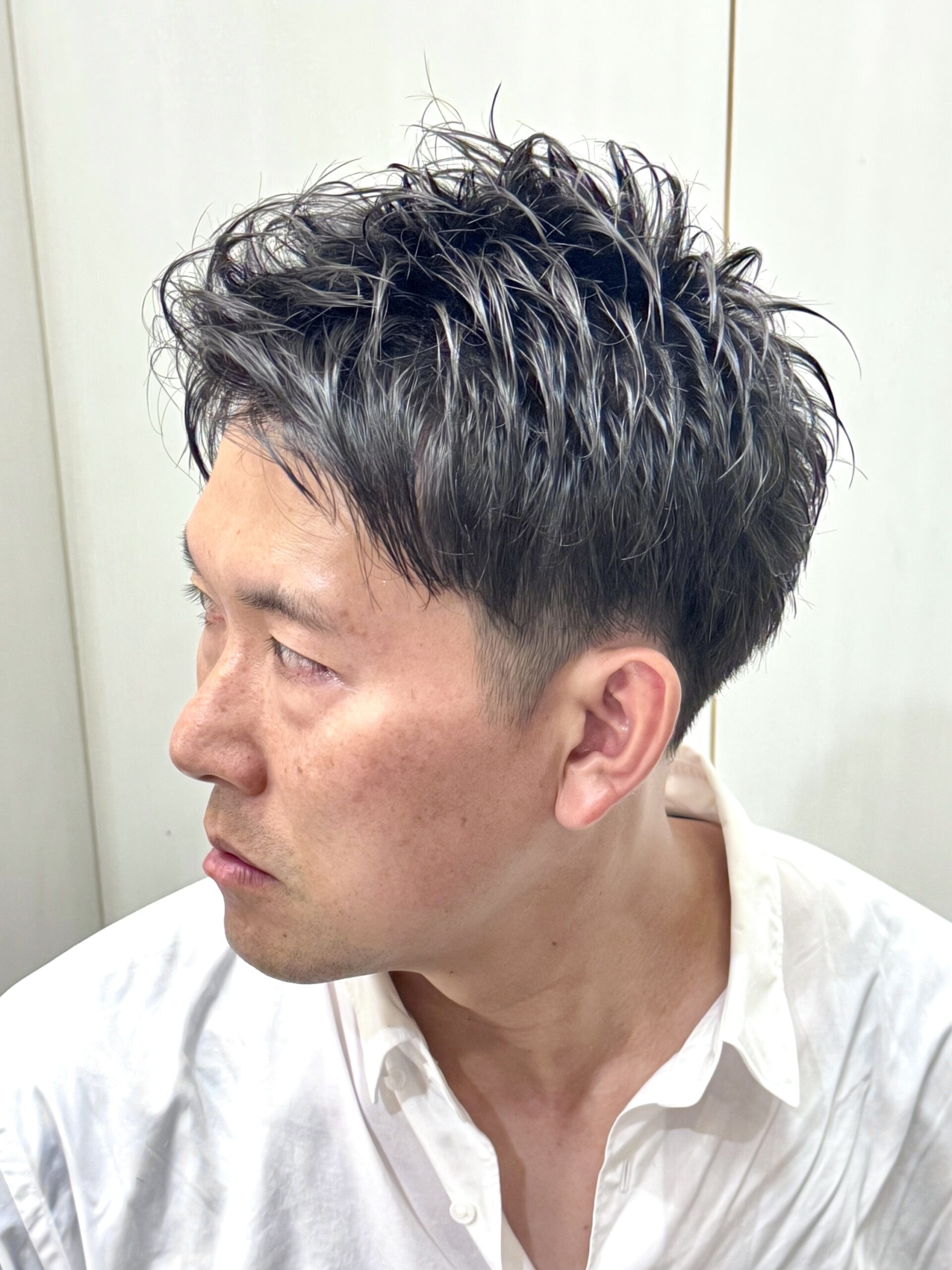 メンズビジネスショートツーブロックバーバー理容室ツーブロック