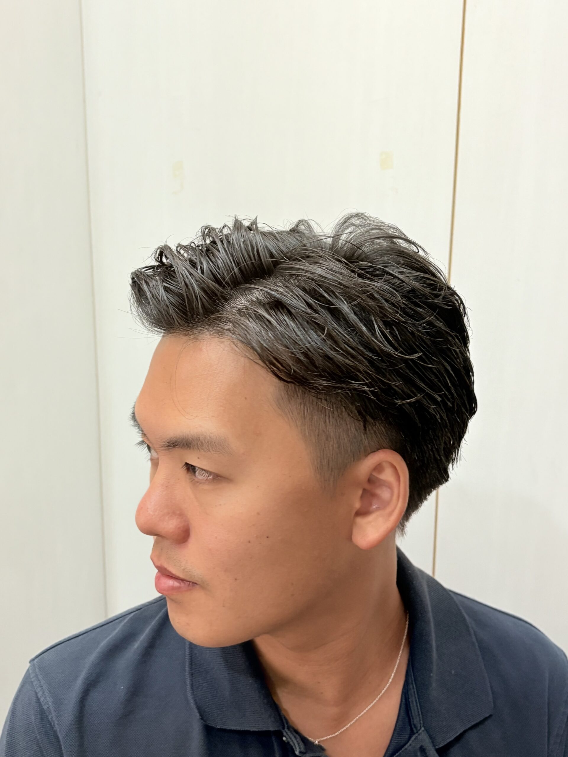 ツーブロックナチュラルビジネスショート