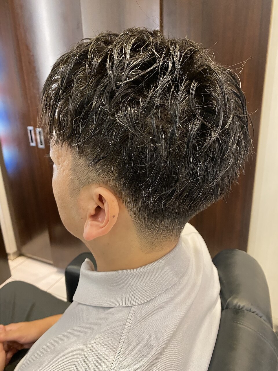 パーマ/カジュアル/ツーブロック/刈り上げ/爽やか