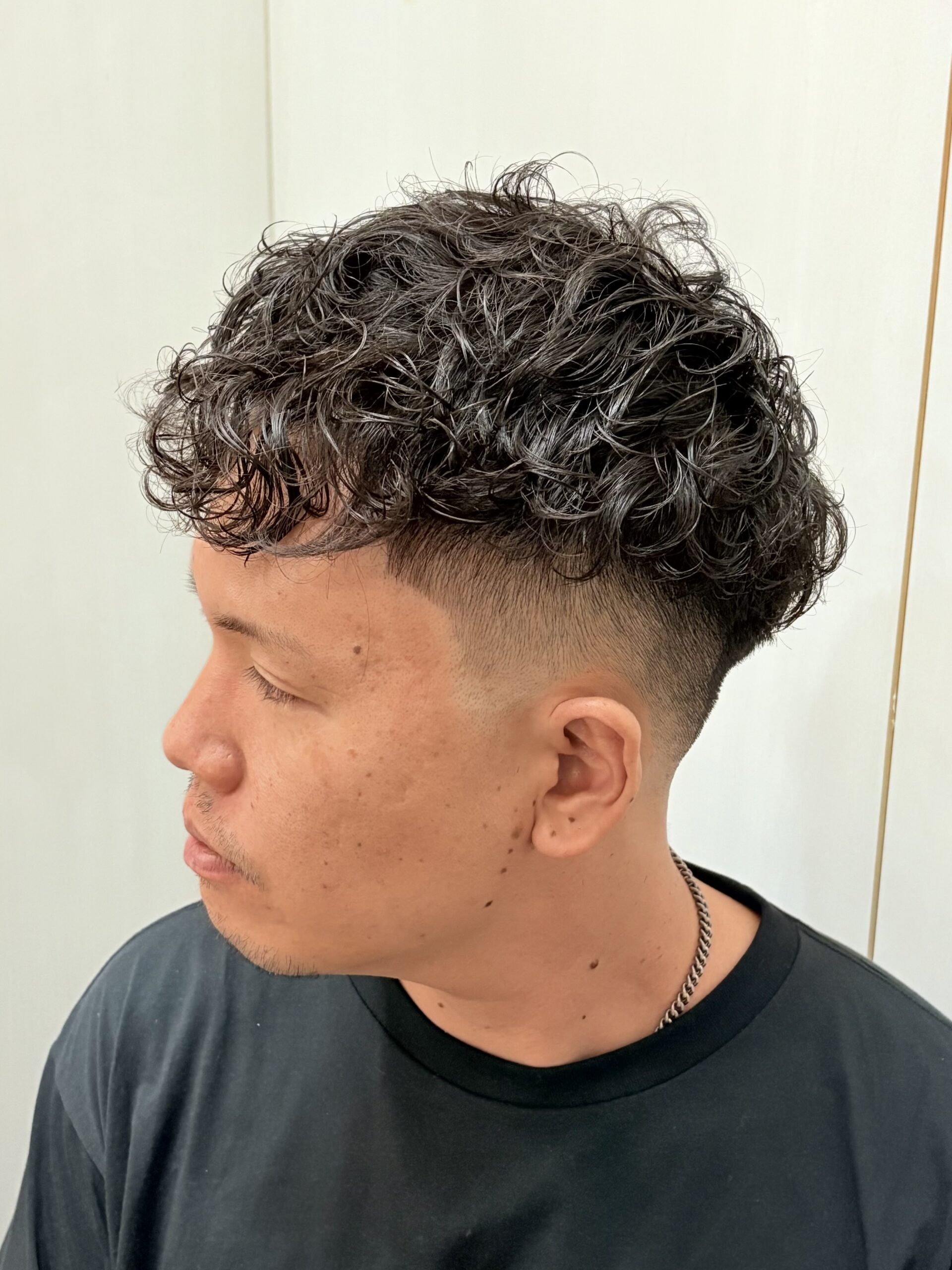 フェードカットショートスペインカール