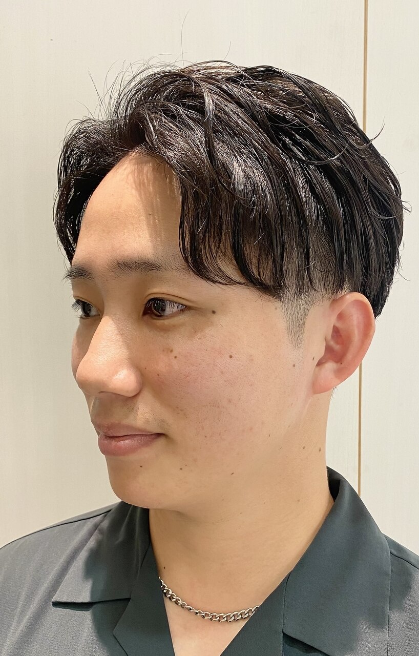 パーマ/ニュアンスパーマ/ツーブロック/刈り上げ/ビジネス