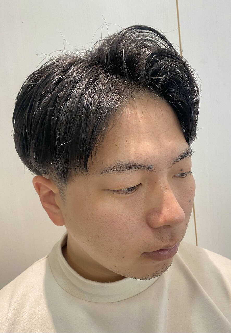 アップバング/ニュアンスパーマ/ツーブロック/刈り上げ/パーマ