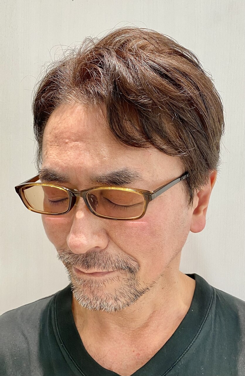 刈り上げ/アップバング/くせ毛/ビジネス/ヒゲ/カジュアル