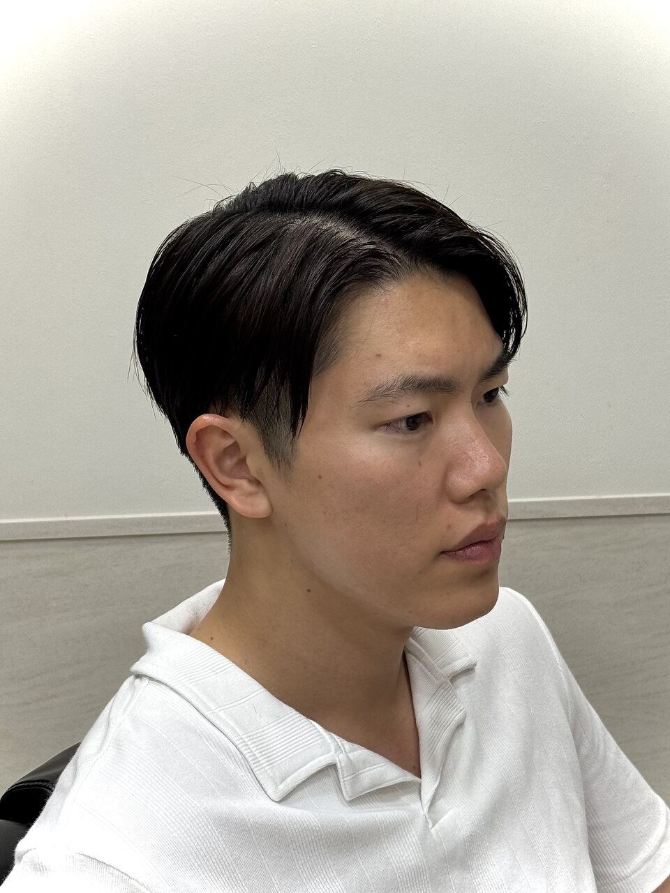 【ヨシザワ聖路加】七三ビジネススタイル/刈り上げツーブロック
