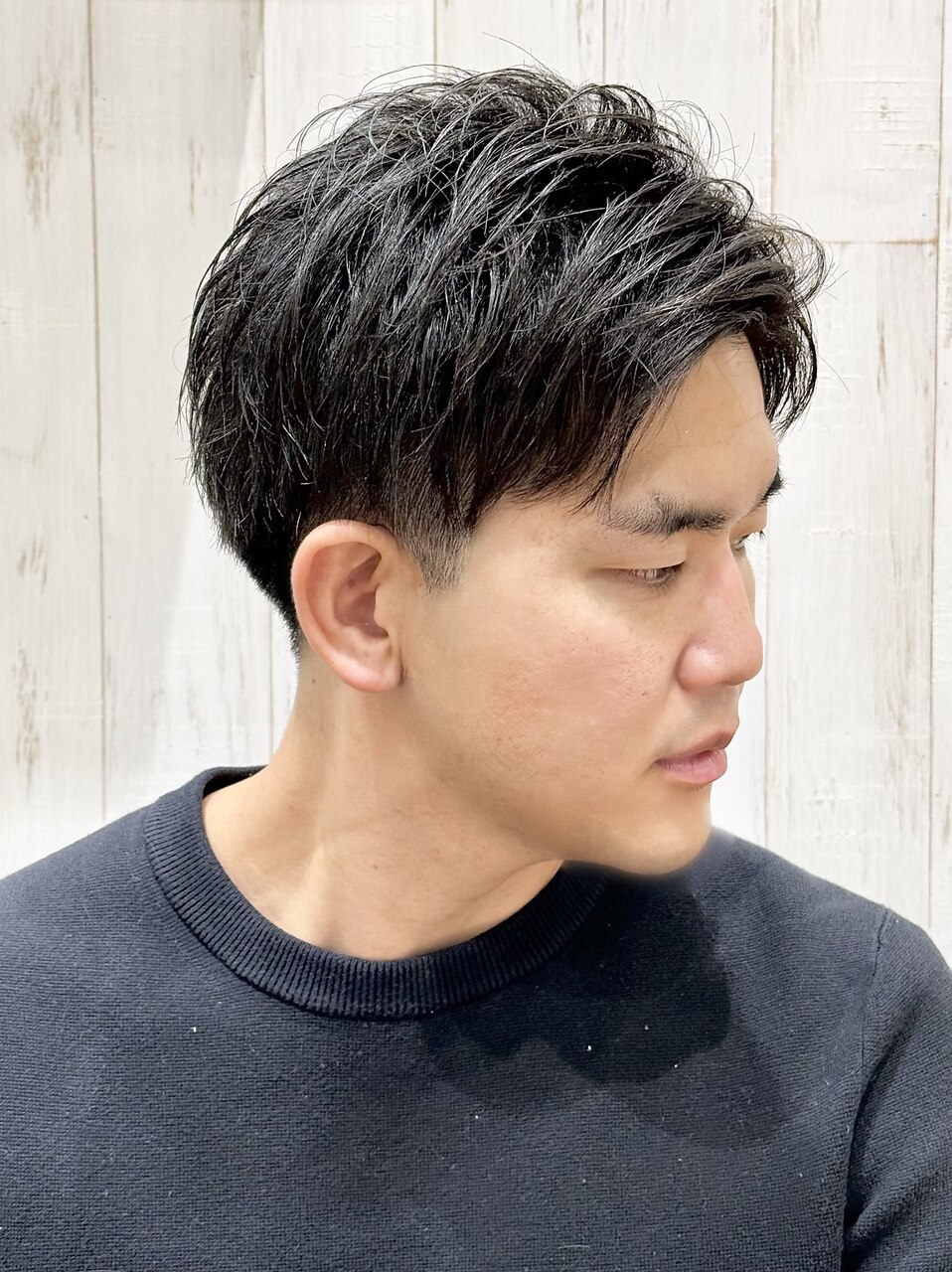 爽やかナチュラルツーブロックアウトライン