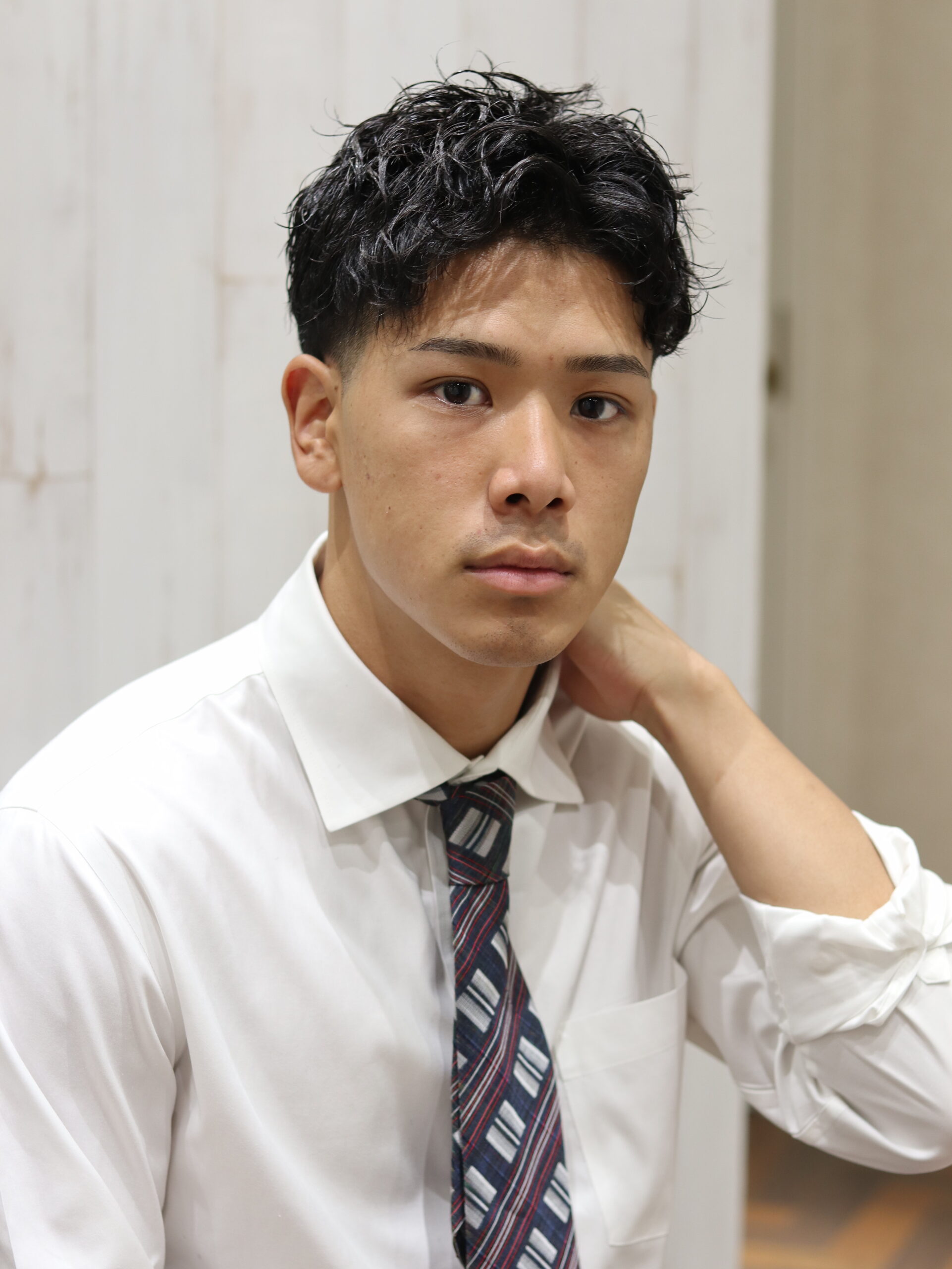 爽やかナチュラル刈り上げツーブロバーバー