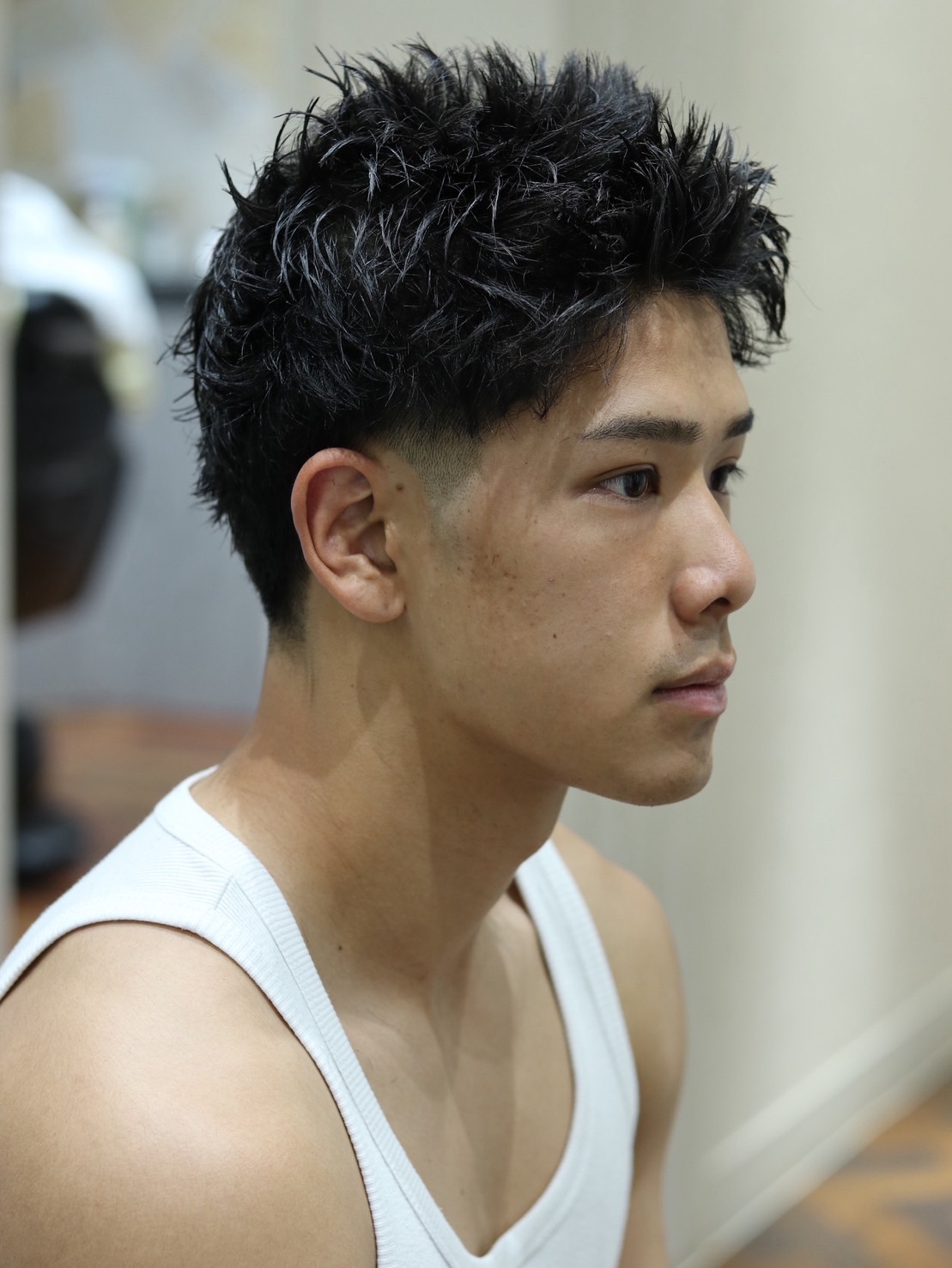 ワイルドメンズアップスパイキーフェード