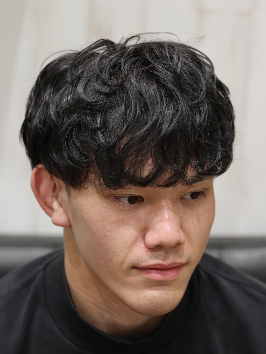 くせ毛風ニュアンスパーマ