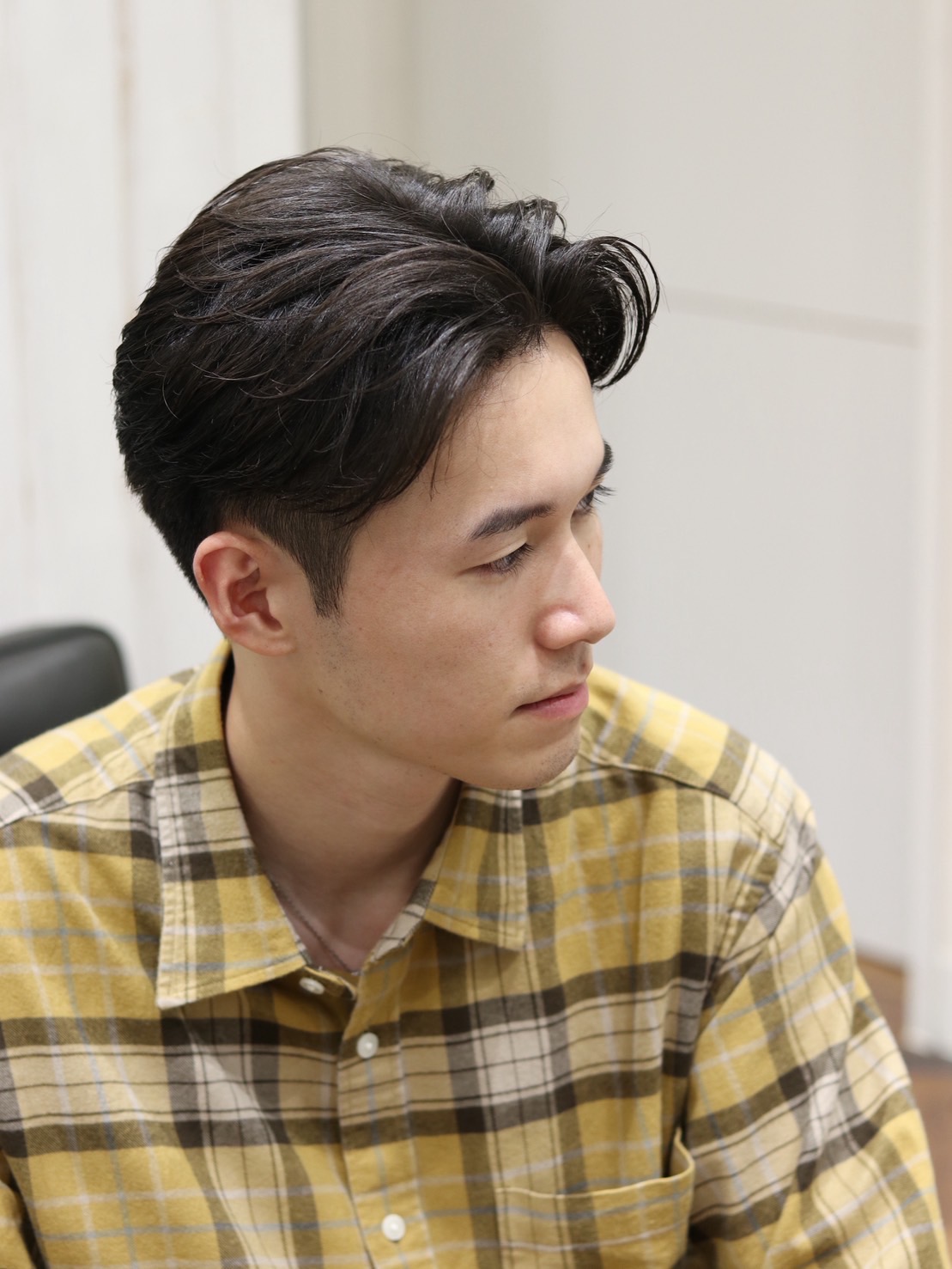 爽やか毛流れセンターパート