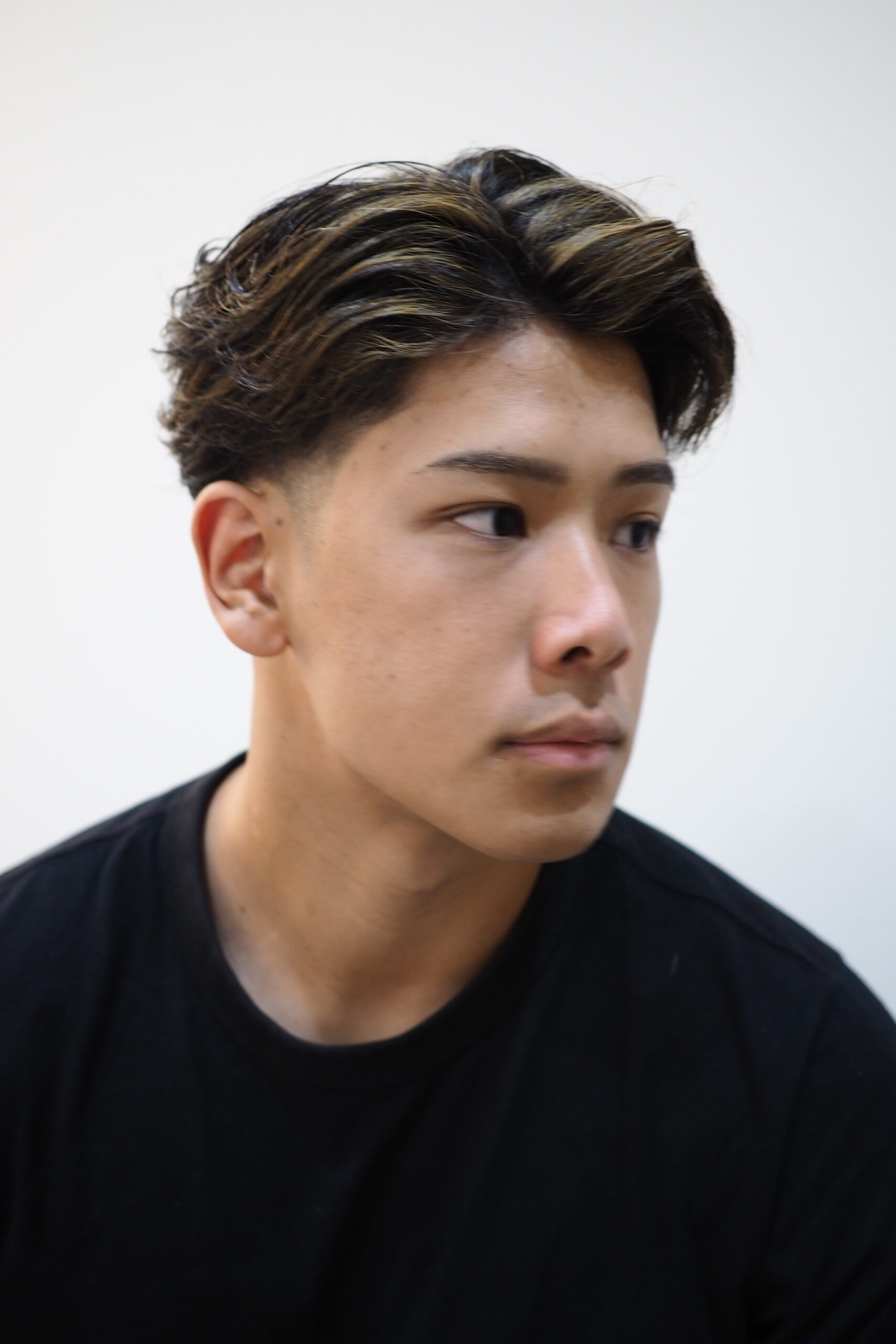 73分けビジカジツーブロバーバーアップバング