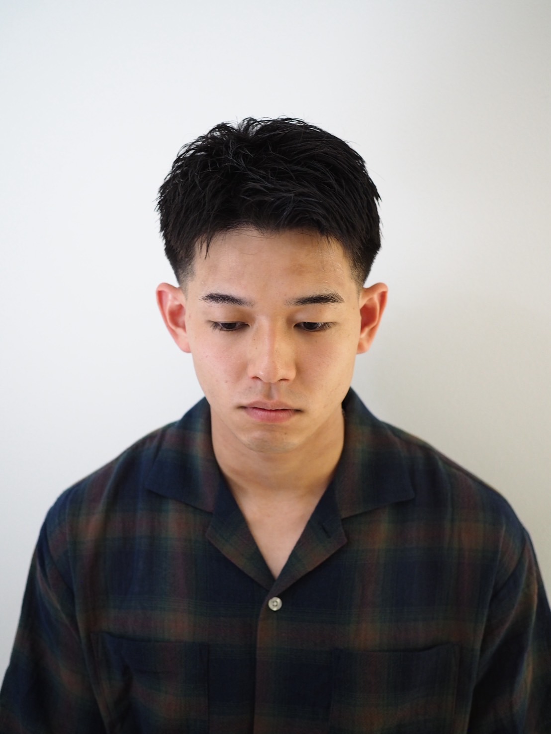 フェードアップバングスタイル