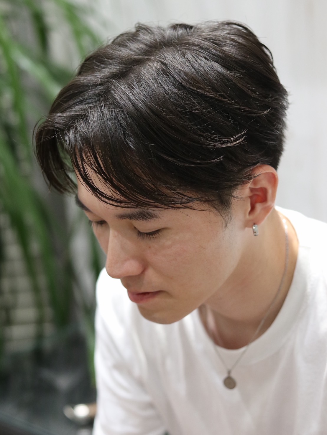 爽やか毛流れセンターパート