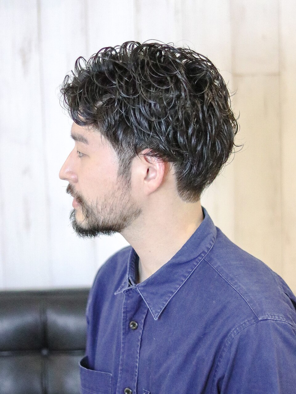 クセ毛風ランダムニュアンスパーマツイスパ波巻きオールラウンド