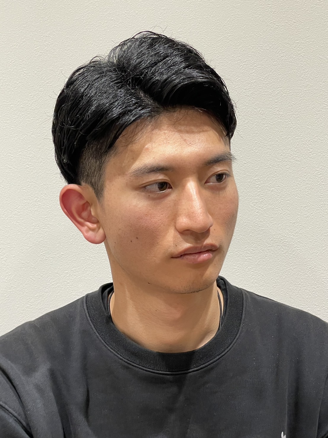 ナチュラルツーブロックショート