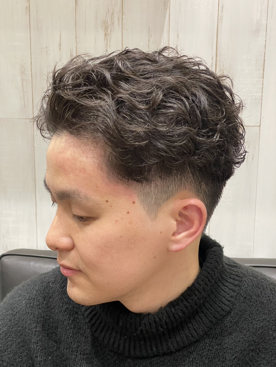 バーバーパーマスタイル