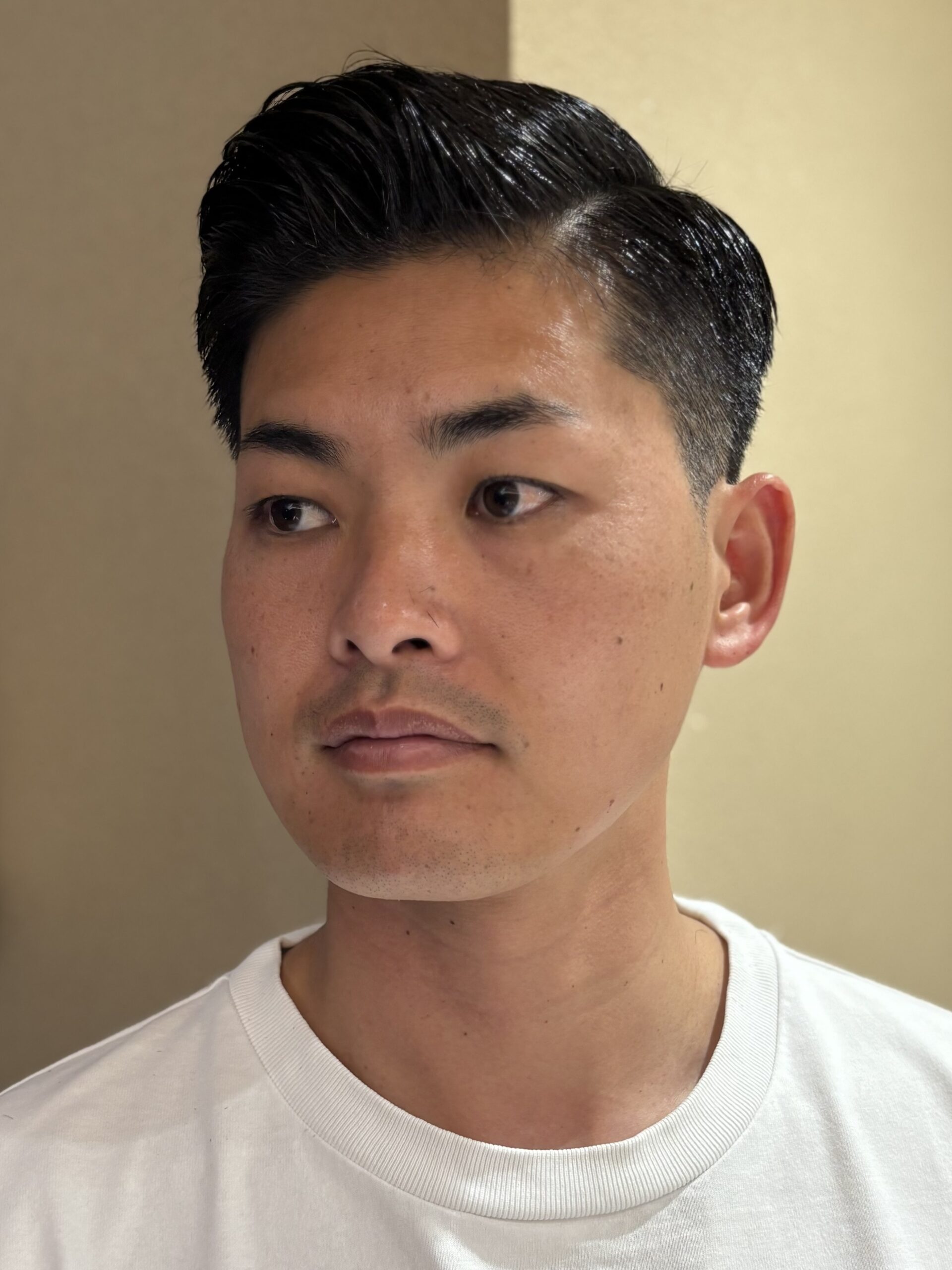 王道クラシックショート七三スタイル